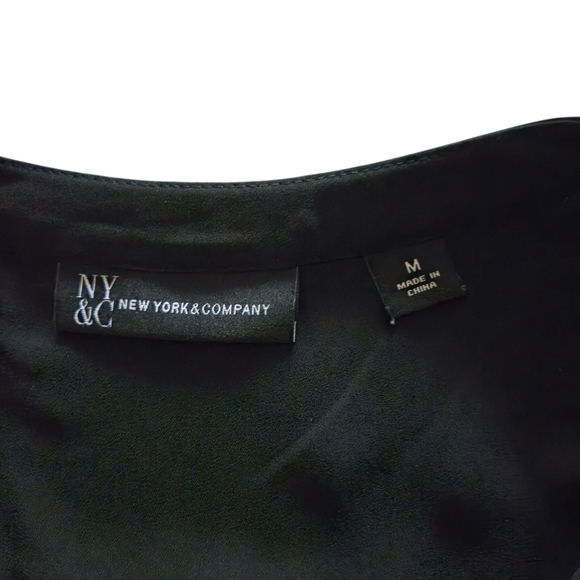 New York & Company Black Button-Up Blouse - Picture 9 of 9